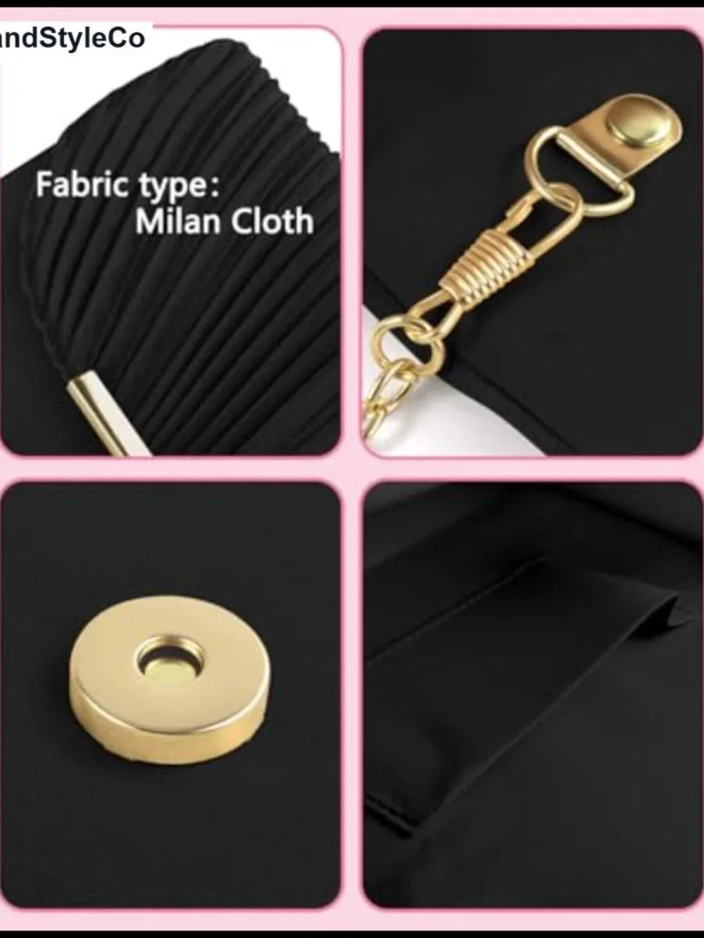 Women Envelope Clutch Evening Bag Formal Party Crossbody